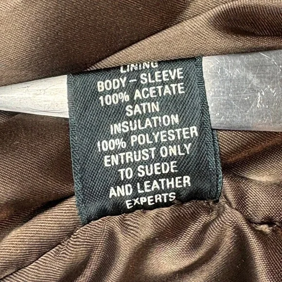 VTG. Nimbus Gant Leather Jacket Men 42 Brown Bomber Flight Heritage Retro RARE